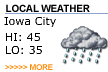 Click here for current weather conditions and five day forecast.